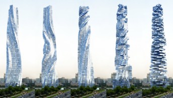 La futura Rotating Tower di Dubai: il grattacielo girerà su se stesso