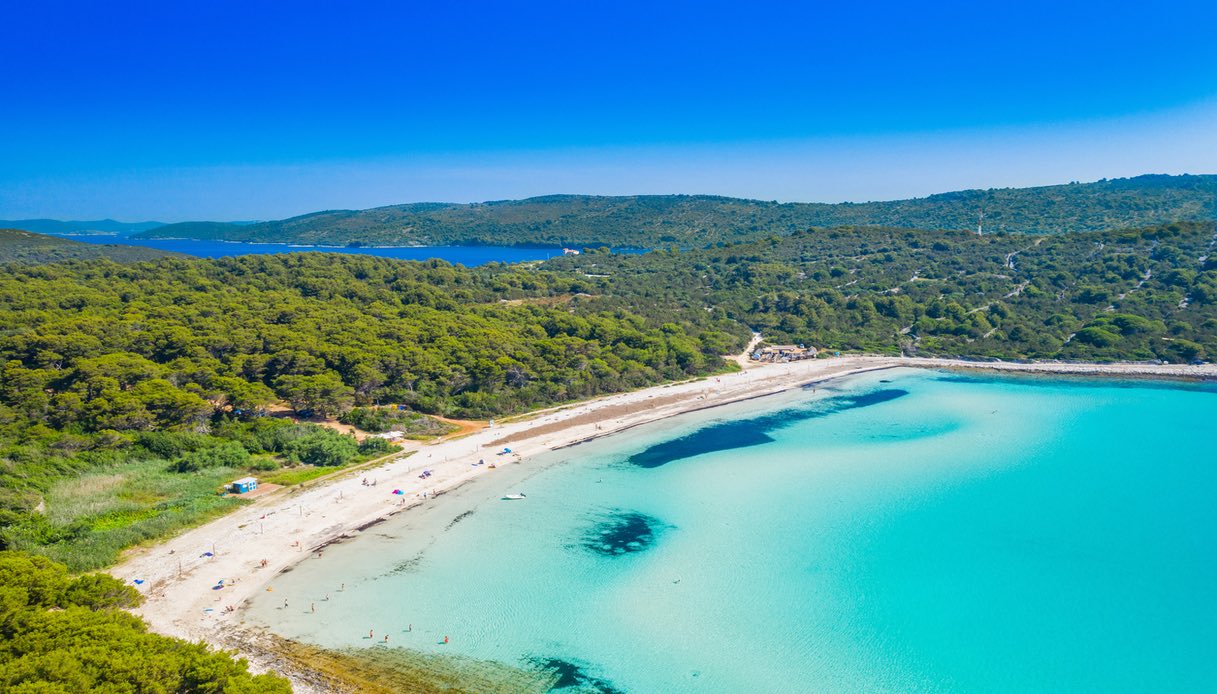 Spiaggia di Sakarun, sull'isola di Dugi Otok