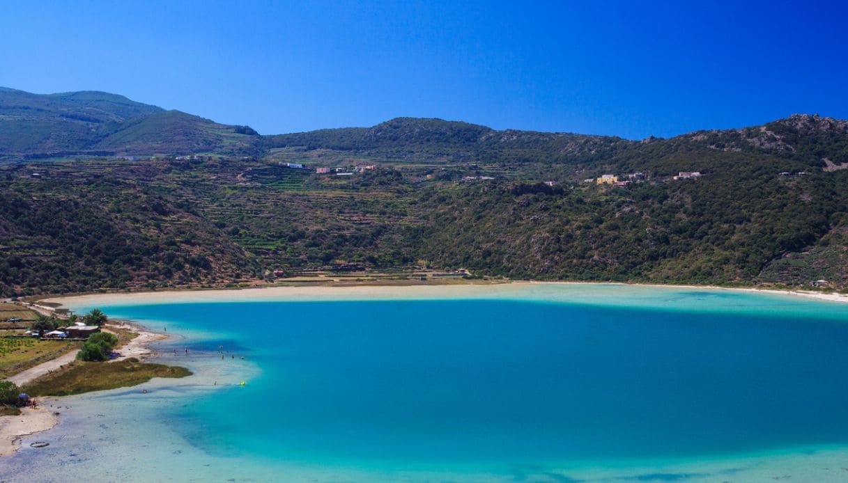 Lago di Venere sull'isola di Pantelleria in Sicilia