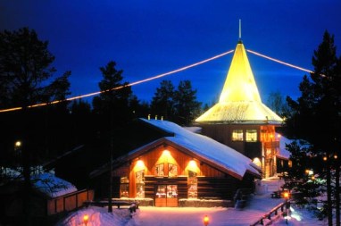Villaggio Di Babbo Natale Santa Claus Lapponia Finlandia Rovaniemi