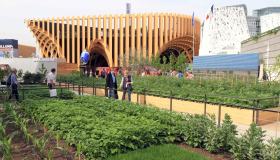 Il labirinto giardino del padiglione Francia a Expo 2015