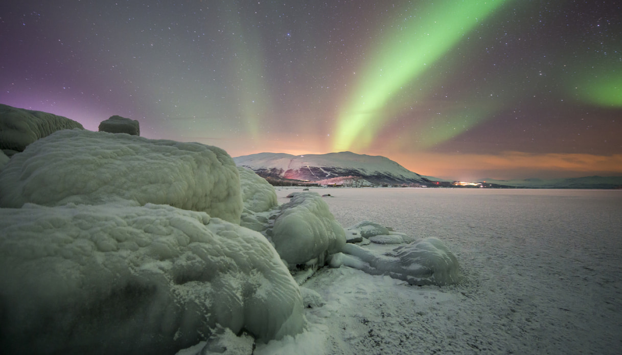 Abisko in Svezia: l'aurora boreale