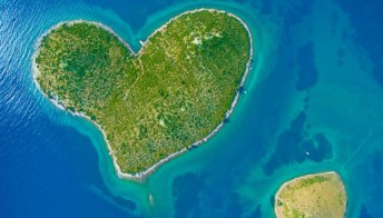Sono le isole dell’amore a forma di cuore