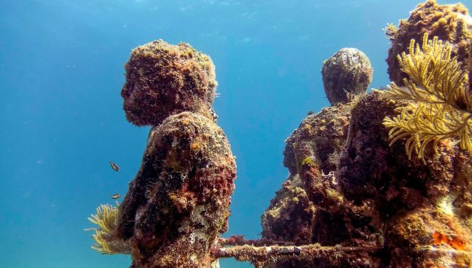 Sculture museo sottomarino Cancun