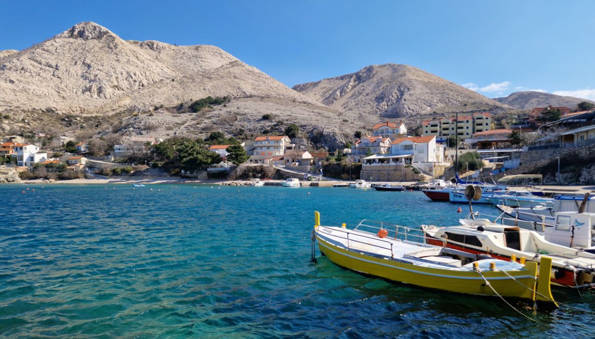 villaggio di Baška in Croazia