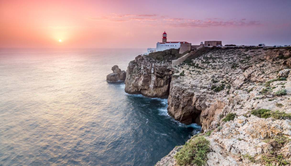 Cabo de São Vicente al tramonto