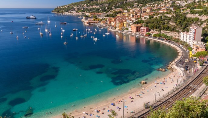 Villefranche-sur-Mer spiaggia