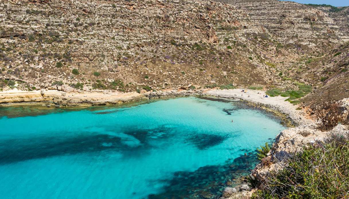 Cala Pulcino, Lampedusa