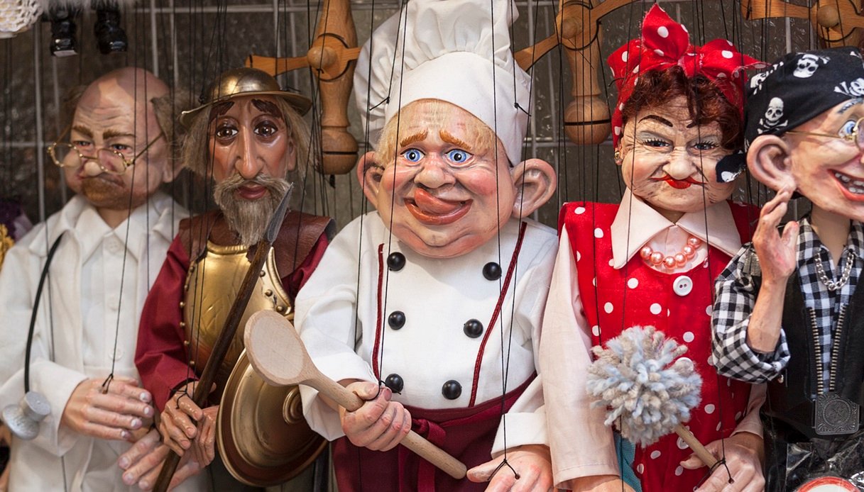 Le tradizionali marionette della Repubblica Ceca e di Praga