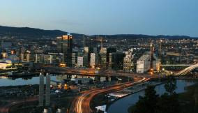 Paesaggio urbano di Oslo