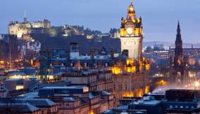 Crepuscolo a Edimburgo