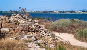 Vista dell'isola di Mozia