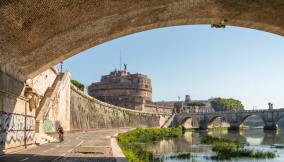 Tevere in bici