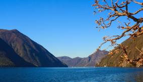 Sguardo sul lago di Lugano