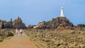 Faro sull'isola di Jersey