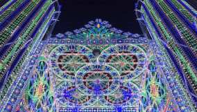 L’accensione delle luminarie a Matera