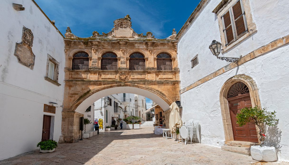 Arco Scoppa nel centro storico di Ostuni