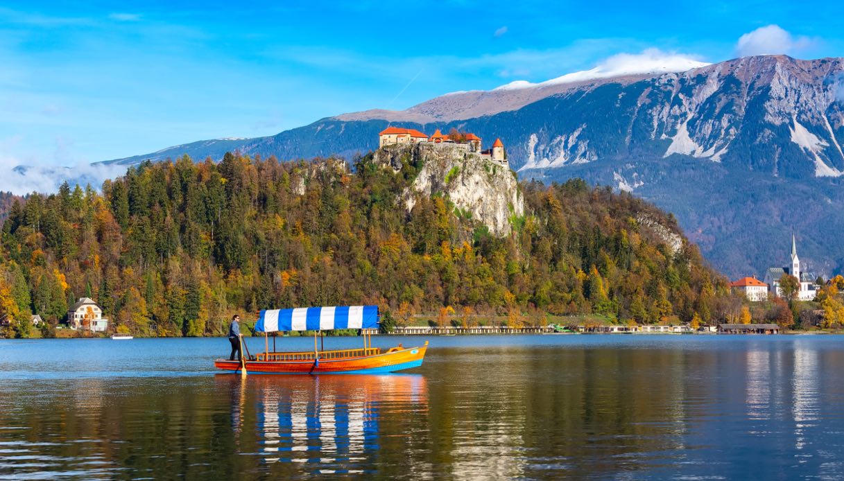 Barca lago di Bled
