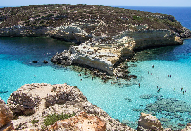 L'Isola dei Conigli a Lampedusa