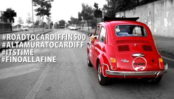 Con la Fiat 500 dalla Puglia a Cardiff: il lungo viaggio di 4 tifosi della Juventus