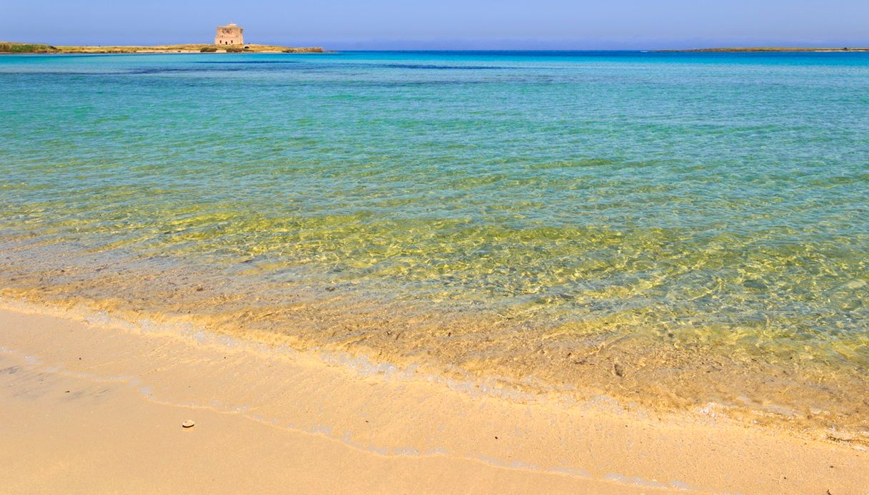 Spiaggia di Torre Guaceto, in Puglia