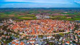 La città costruita nel cratere di un meteorite