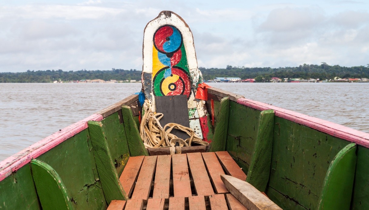 Navigare lungo il Fiume Maroni, Guyana francese