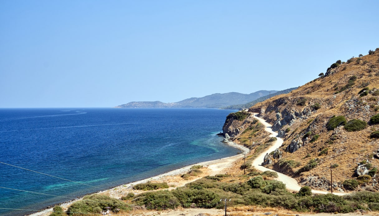 Isola di Lesbo, il mare