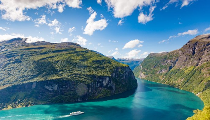 Geirangerfjord Norvegia