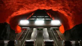 La bocca dell’inferno nella metropolitana di Stoccolma