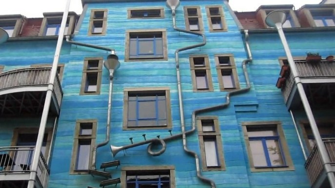 Il palazzo in Germania che suona quando piove