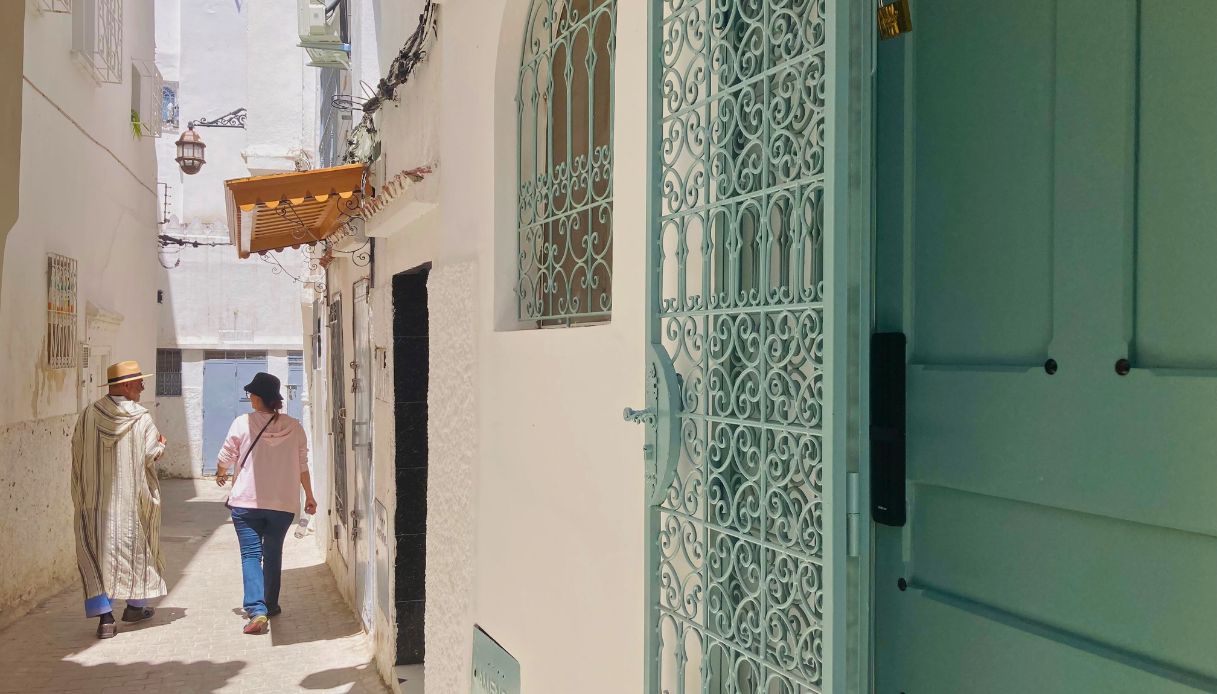 strade della medina di Tangeri