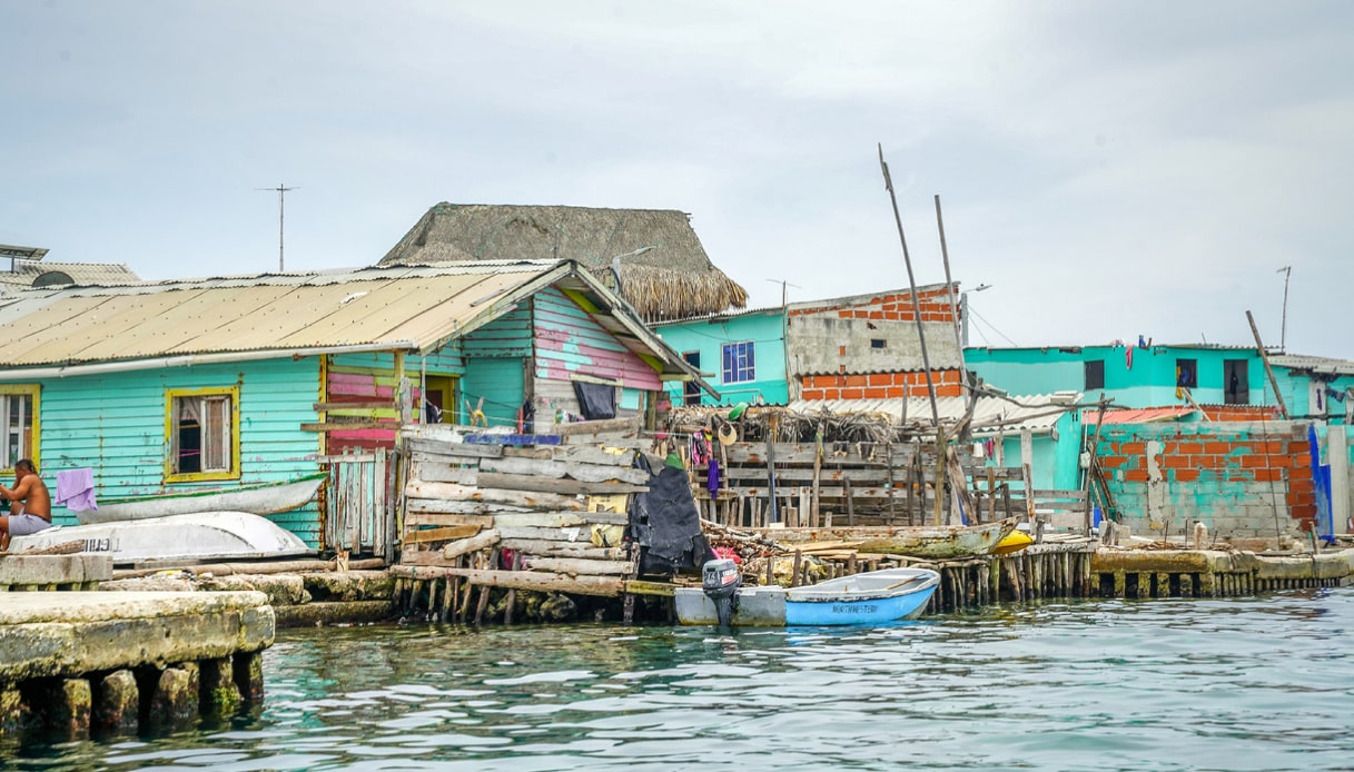 Santa Cruz del Islote: alcuni edifici