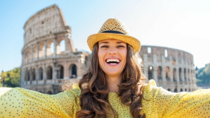 I turisti stranieri sono innamorati di Roma e del Colosseo