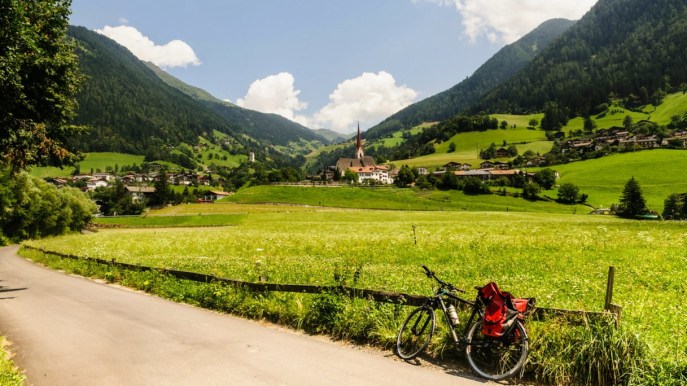 In bici nella Val Passiria, itinerario lungo la ciclabile San Leonardo – Merano