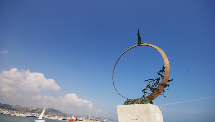 Scultura gabbiano San Benedetto del Tronto