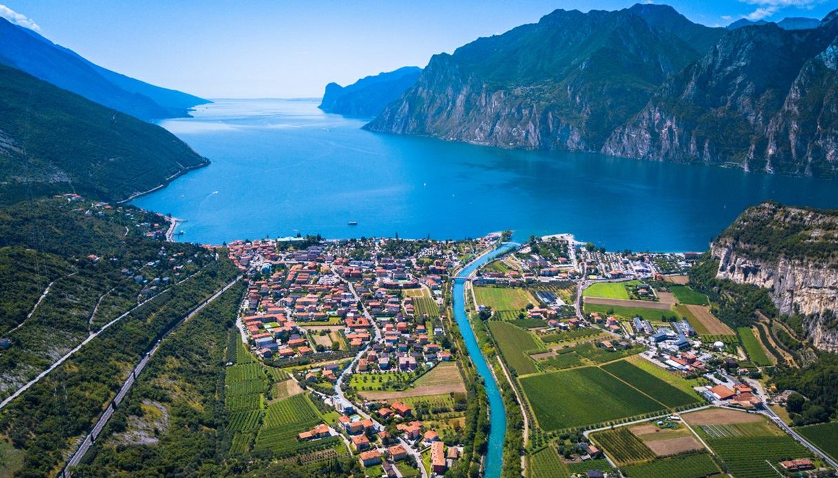 Riva del Garda, affacciata sul lago di Garda