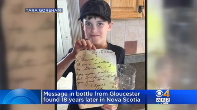 Dal Massachusetts alla Nuova Scozia: il viaggio del messaggio in bottiglia trovato dopo 18 anni