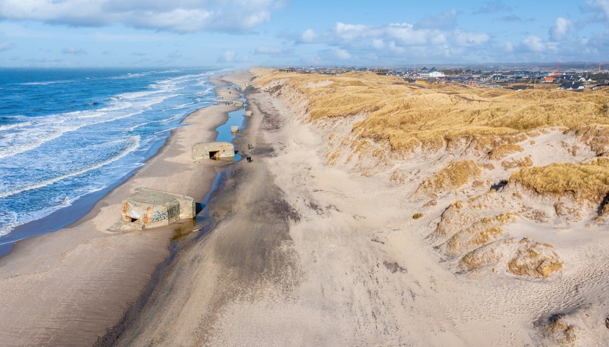 Søndervig, spiaggia della Danimarca