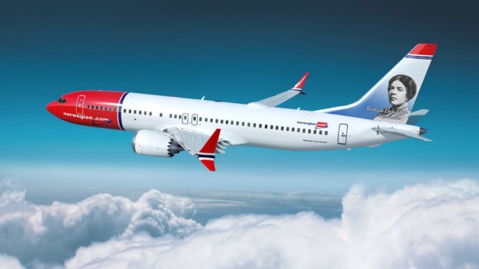 La compagnia low cost Norwegian dedica un aereo a Grazia Deledda