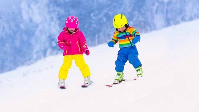 Bambini sugli sci: qual è l’età giusta per iniziare a sciare
