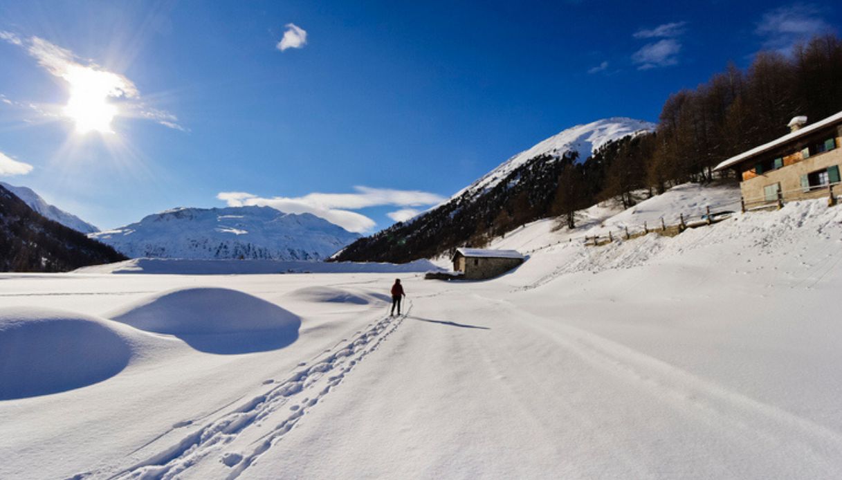 Pista da sci di Livigno, facilmente raggiungibile senza auto