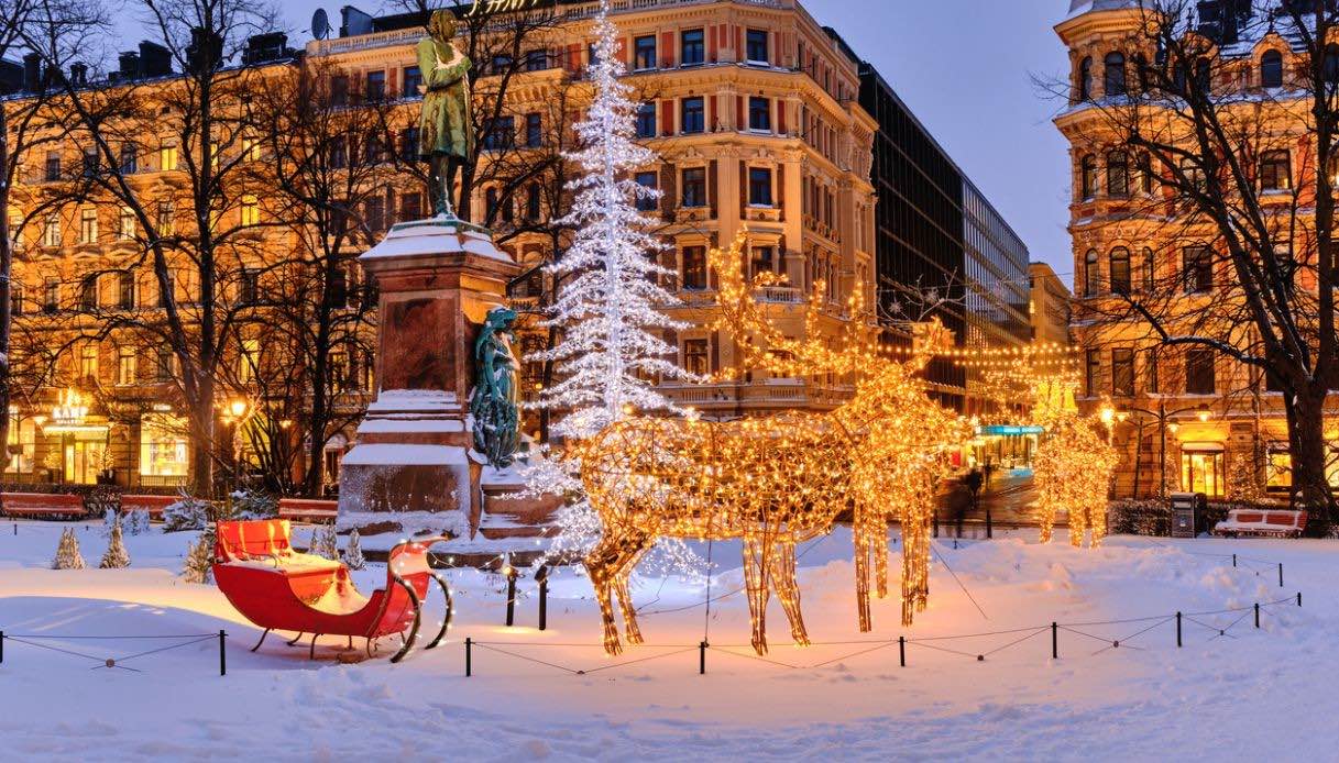 Esplanadi a natale, Helsinki