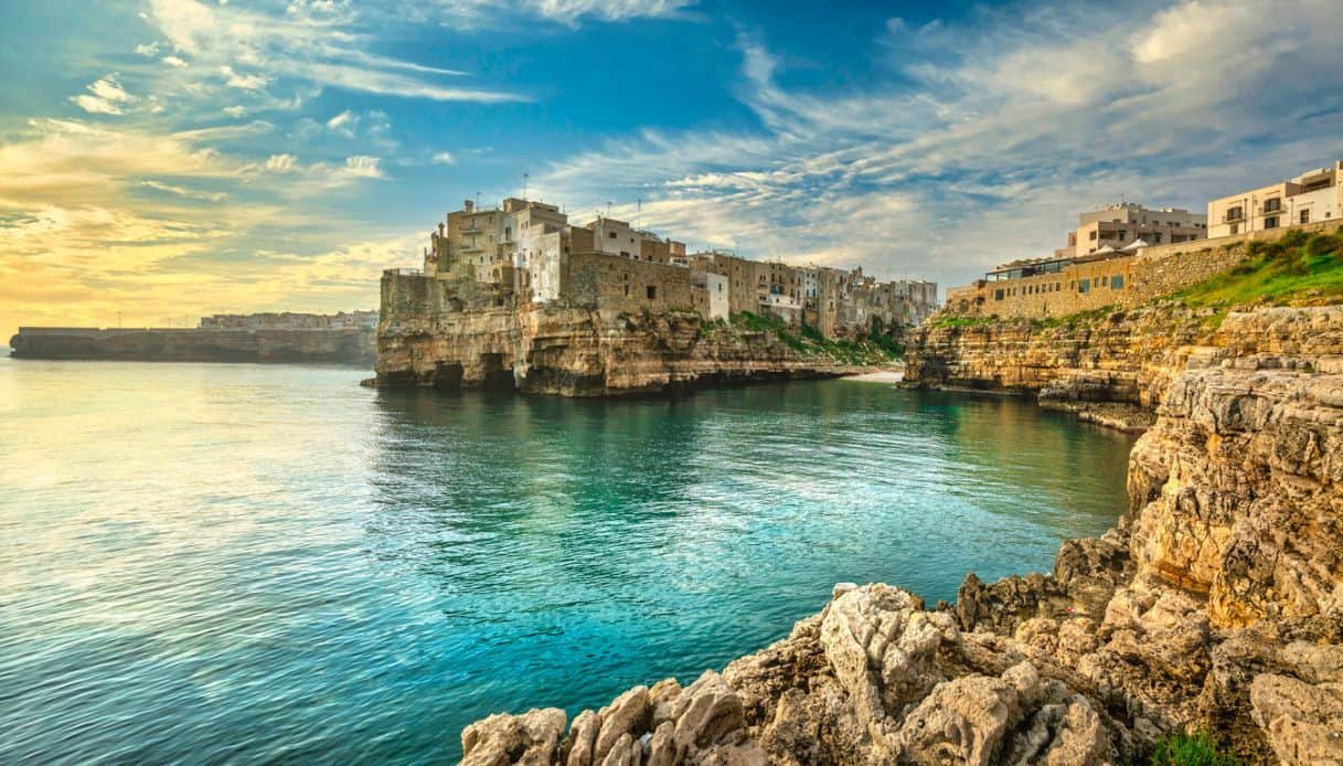 Polignano a Mare, location di "Pinocchio" in Puglia