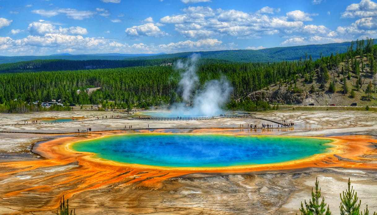 Grand Prismatic Spring: fenomeni naturali da vedere