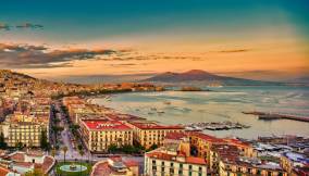 Napoli golfo tramonto