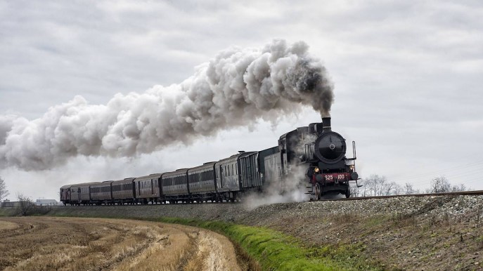 Parte il treno a vapore sulla prima linea ad alta velocità d’Italia