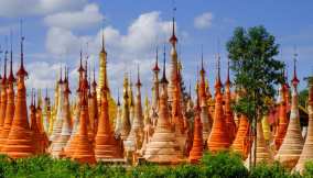 Indein stupa Myanmar