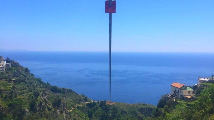 Sul fiordo di Furore, la zip line con vista sulla Costiera Amalfitana