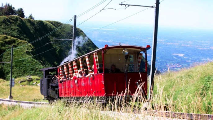 In treno a vapore verso il Monte Generoso, a due passi da Como